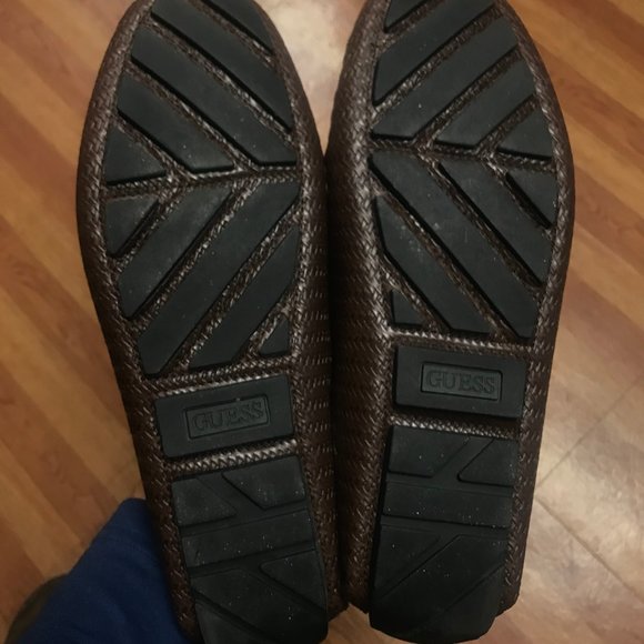 NWOT Men\'s Brown Guess Loafers Size US 11